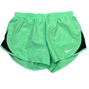 Nike Women's Dri-fit Green Road Race Shorts Size Small